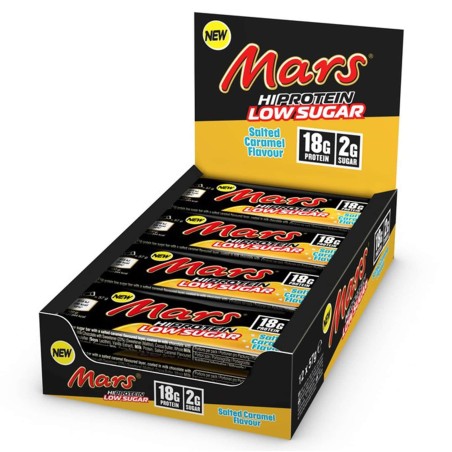 Mars Hi-Protein Low Sugar - Boite de 12 barres