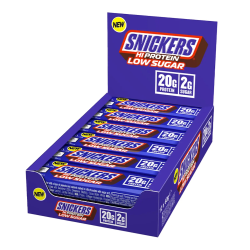 Snickers Hi-Protein Low Sugar - Boite de 12 barres