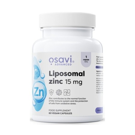 Zinc liposomal 15 mg - 60 gélules vegan