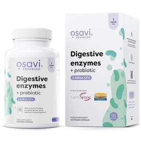 Enzymes digestives & Probiotique - 60 gélules vegan