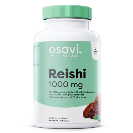 Reishi 1000 mg - 60 gélules vegan