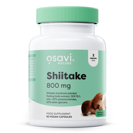 Shiitake 800 mg - 60 gélules vegan