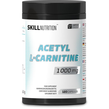 Acétyl-L-Carnitine 1000 mg – 120 gélules vegan