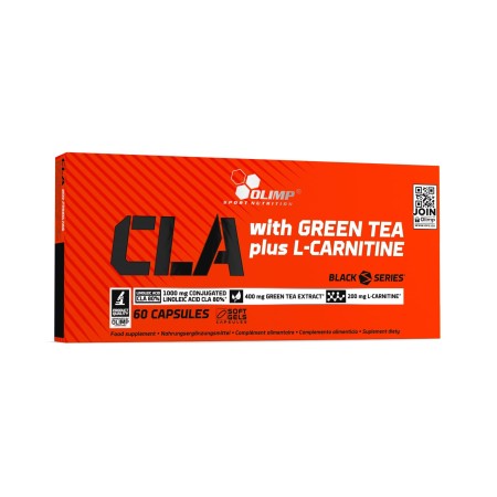 CLA avec thé vert + L-carnitine – 60 capsules molles