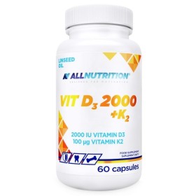 Vitamine D3 2000 + K2 - 60 gélules