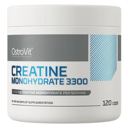Créatine monohydrate 3300 mg - 120 gélules