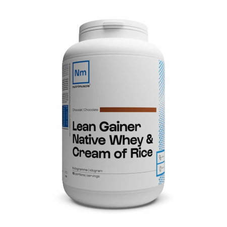 Lean Gainer Whey Crème de riz, Chocolat - 1 kg