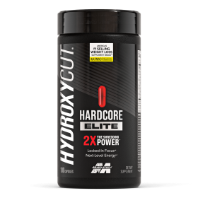 Hydroxycut Hardcore Elite - Complexe thermogénique & énergétique – 100 gélules végétales
