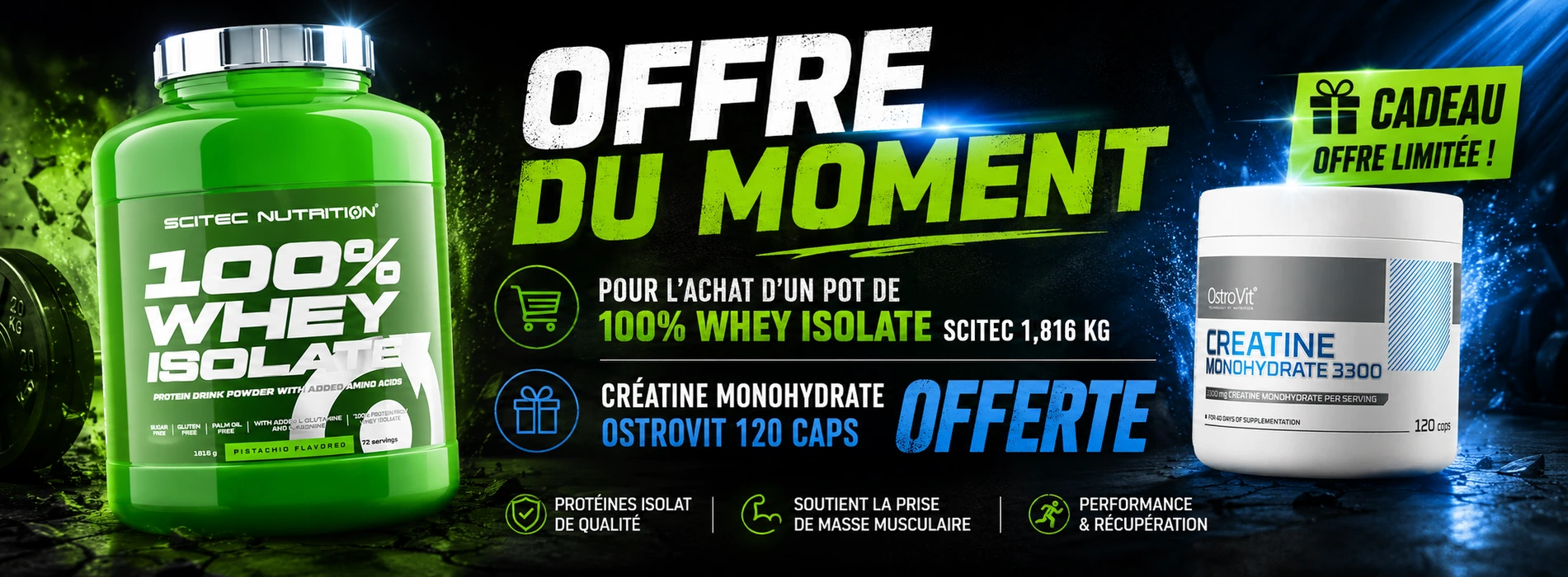 scitec promo iso 1,8kg = crea